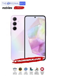 Samsung A35 5G - 8GB RAM - 256GB Storage - PTA Approved - 12 Months Warranty - Violet - The Original Bro Mobiles - TOB27